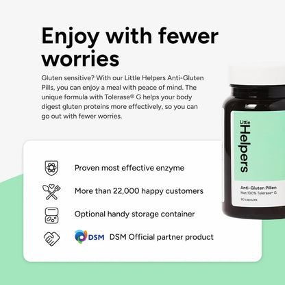 100% Tolerase® G Anti-Gluten Pillen 